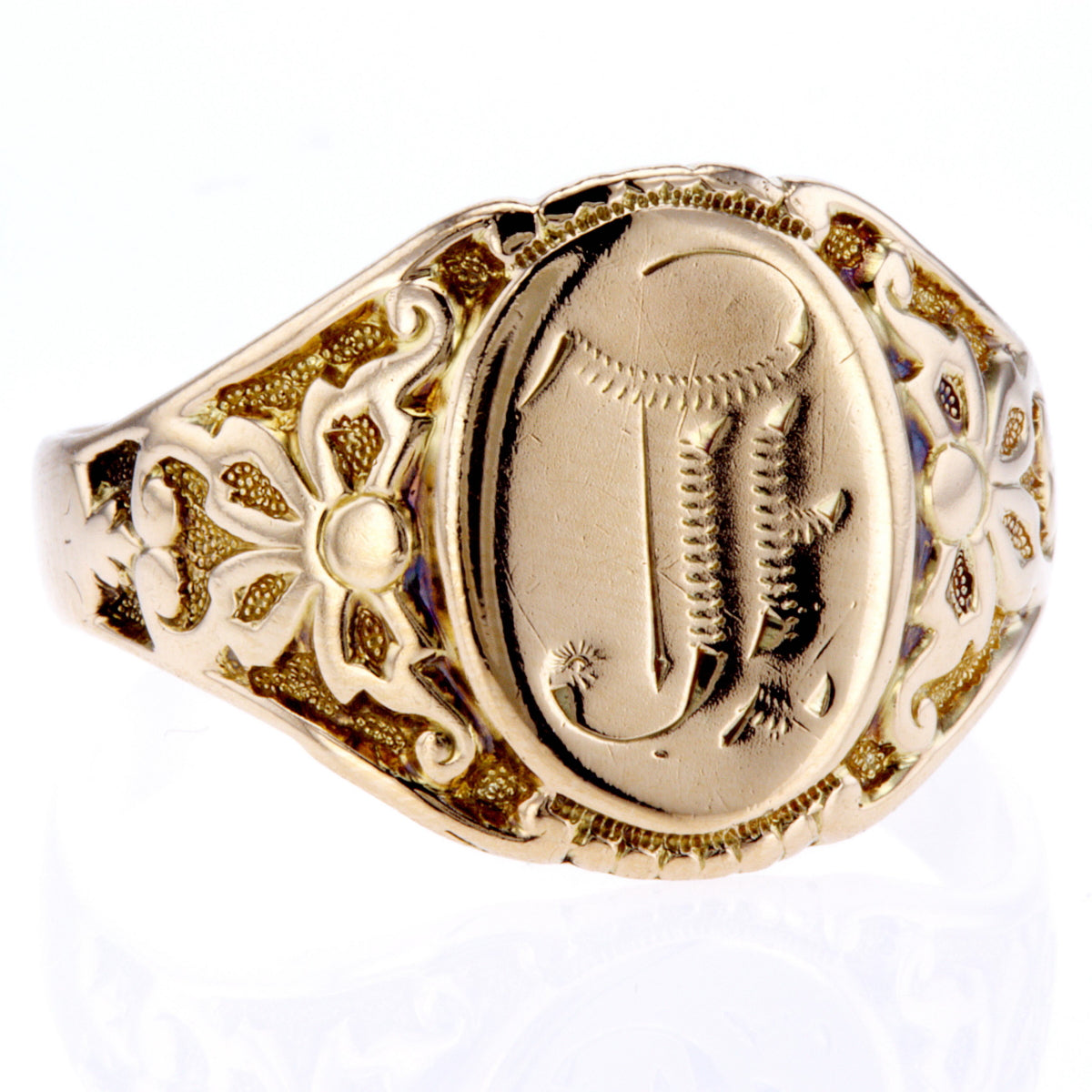 Old Joe State House Oval Signet Ring 17号 STATE HOUSE (OVAL SIGNET RING / STAMPED) - OJ-AC11 – OLD JOE